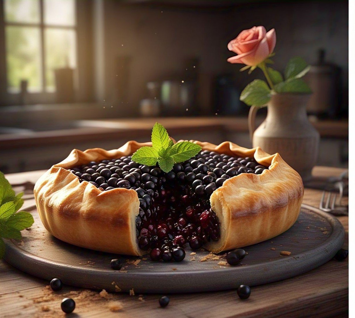 black currant pie