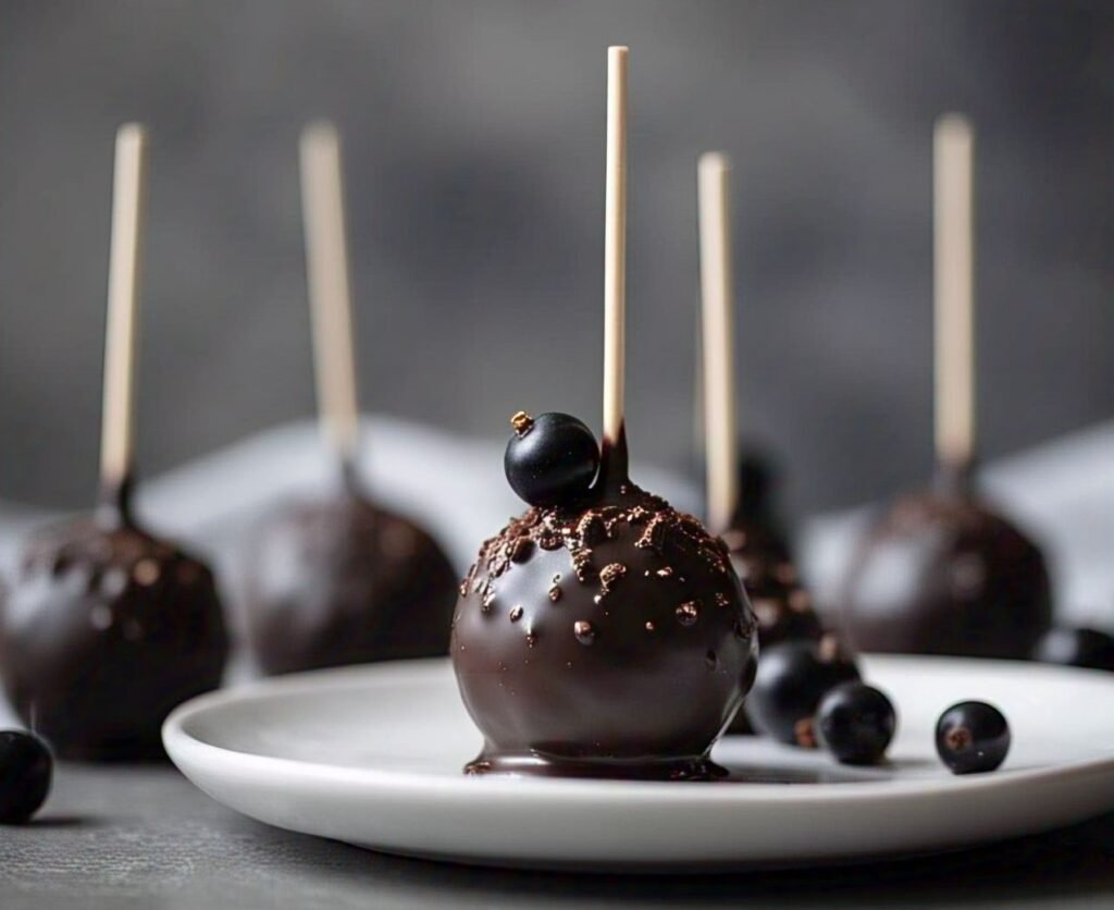 black currant cake pop